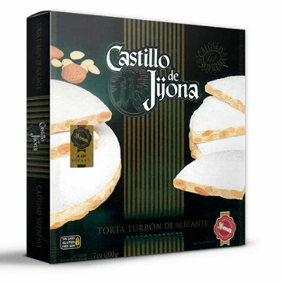 Castillo de Jijona Torta Imperial de Almendra (Alicante) Calidad Suprema 7 oz