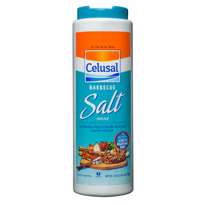 Celusal Barbecue Iodized Salt Shaker 35 oz