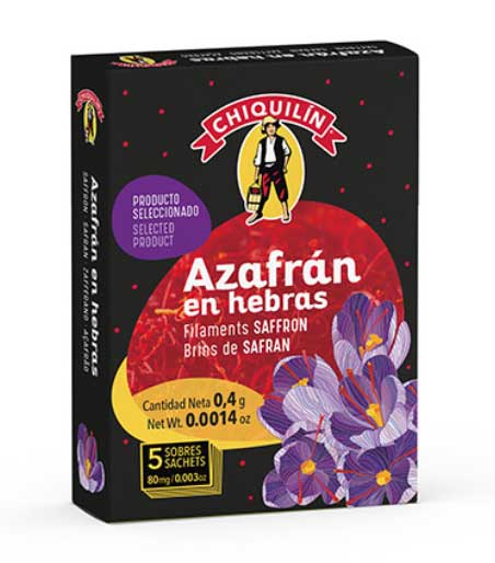 Chiquilin Azafran en Hebras Espanol .014 oz