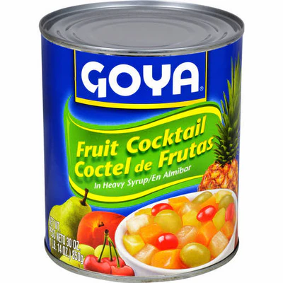 Goya Fruit Cocktail In Syrup - Coctel De Frutas En Almibar 30 oz