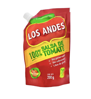 Los Andes Salsa de Tomate - 100% Tomato Sauce 200 g