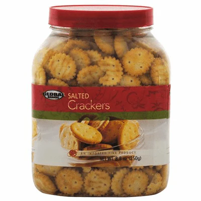 Global Original Mini Salted Crackers 8 oz (227g)