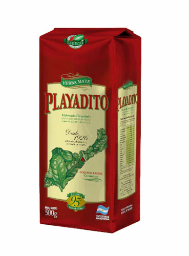Playadito Yerba Mate Elaborada Despalada Net.Wt 500 gr