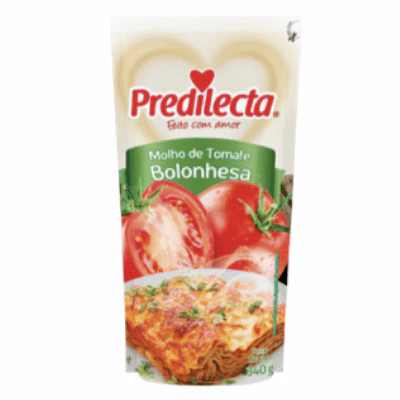 Predilecta Molho Tomate Bolonhesa - Tomato Sauce Bolonesa Style Sachet 340g