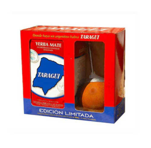 Taragui Edicion Limitada 500 grams Yerba Mate y Bombilla