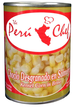 The Peru Chef Choclo Desgranado en Salmuera - Corn in Brine 20 oz